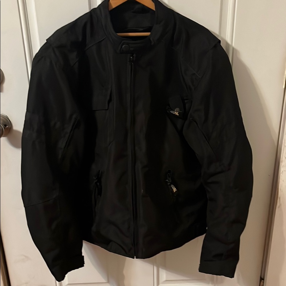 Element Black Performance Jacket With Ribbed Coll… - image 1